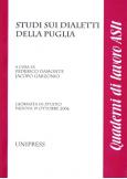 Studi sui dialetti della Puglia. Giornata di studio Padova 19 Ottobre 2006